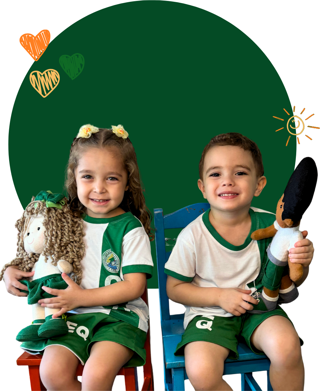 Crianças da Educação Infantil CEQ Quirinópolis